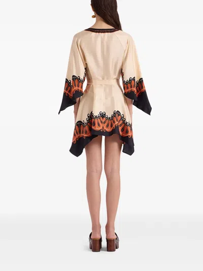 La Doublej Malibu Mini Dress In Multi