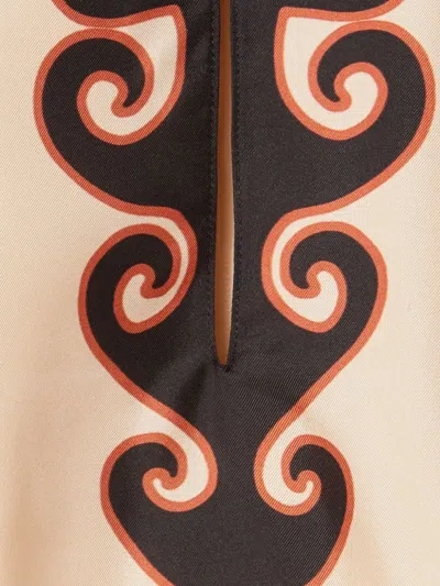 La Doublej Malibu Mini Dress In Multi