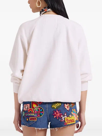 La Doublej The Biggie Concert Sweatshirt In White