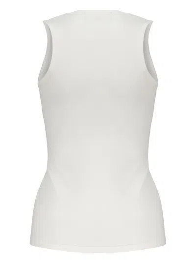 罗纹边饰坦克背心