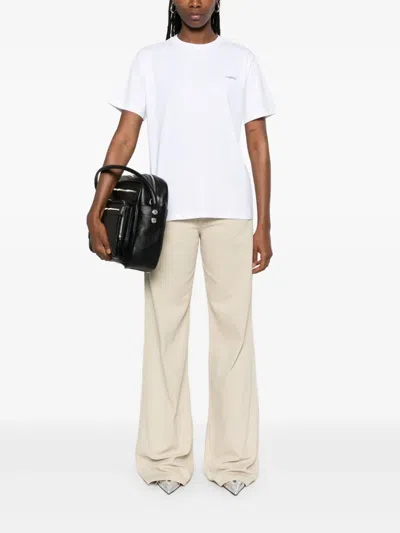 Coperni White Logo T-shirt In White