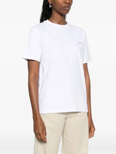 Coperni White Logo T-shirt In White
