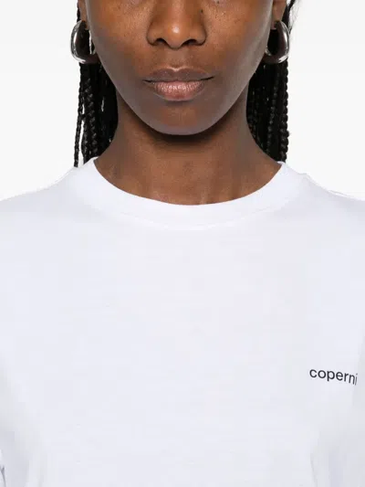 Coperni White Logo T-shirt In White