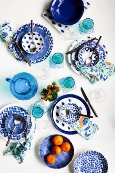 Vietri Santorini Dinnerware Collection In Blue,white