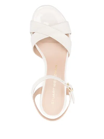 Stuart Weitzman 50mm Dayna Sandals In Neutrals