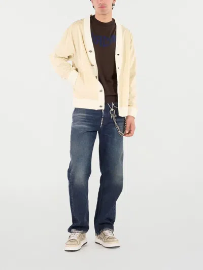 Roberto Cavalli Python-print Cardigan-style Sweatshirt In Neutrals