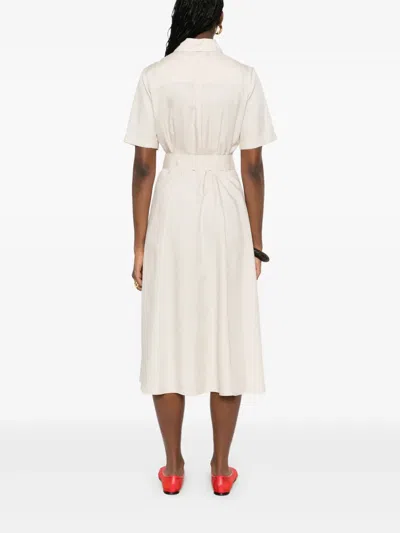 Woolrich Cotton Dress In Neutrals