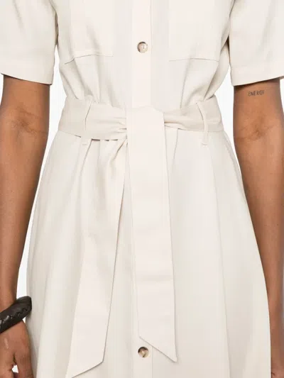 Woolrich Cotton Dress In Neutrals