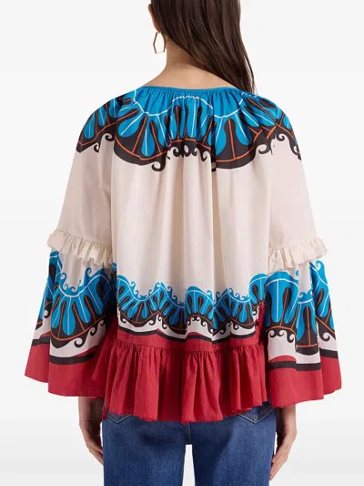 La Doublej Boho Blouse In Multi