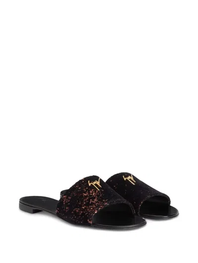 Giuseppe Zanotti Shirley Slides In Black
