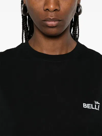 Coperni Belle Graphic Organic Cotton T-shirt In Black