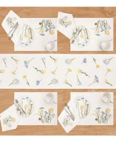 Lenox Wildflowers Table Linens Collection In Blue,white