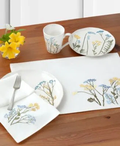 Lenox Wildflowers Table Linens Collection In Blue,white