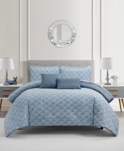 Sunham Shawna Comforter Sets Exclusively At Macys In Blue
