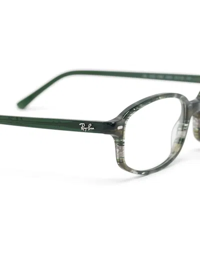 Ray Ban Square-frame Glasses In Green