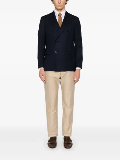 Boglioli Wool Blazer In Blue