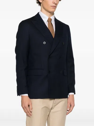 Boglioli Wool Blazer In Blue