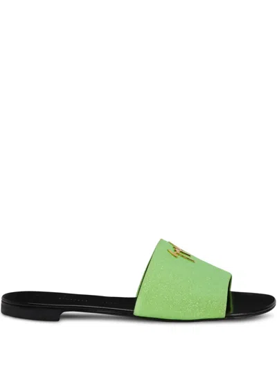 Giuseppe Zanotti Shirley Slides In Green
