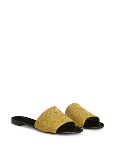 Giuseppe Zanotti Shirley Slides In Gold
