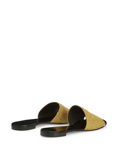 Giuseppe Zanotti Shirley Slides In Gold