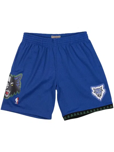 Mitchell & Ness "nba 2003 Minnesota Timberwolves" Swingman Shorts In Blue