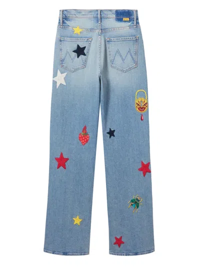 La Doublej The Maven Sneak Jeans In Blue