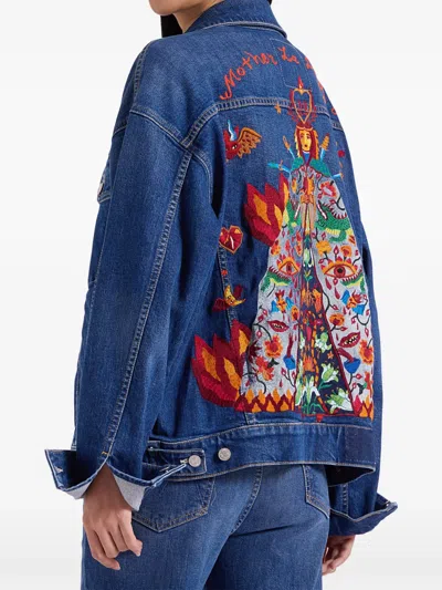 La Doublej The Drop It Drifter Jacket In Blue