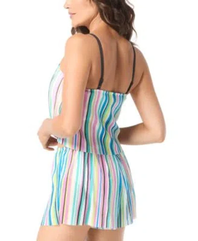 Coco Reef Coco Contours Polish Crop Top Short Bottom In Multi