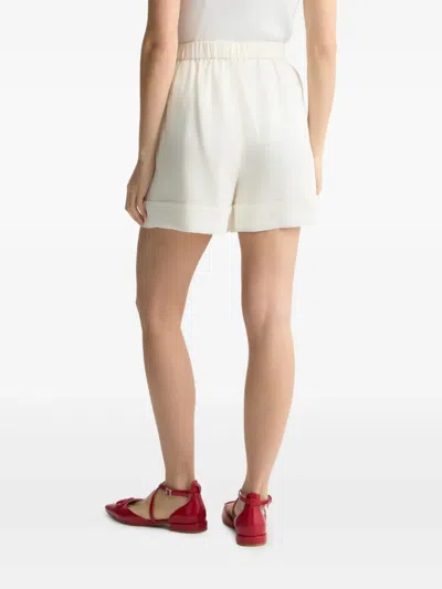 Liu •jo Liu Jo White Ramie Shorts