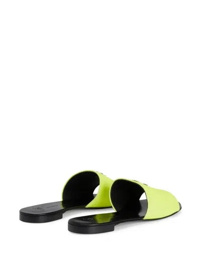 Giuseppe Zanotti Shirley Slides In Yellow