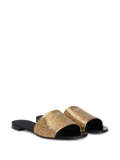 Giuseppe Zanotti Shirley Slides In Brown