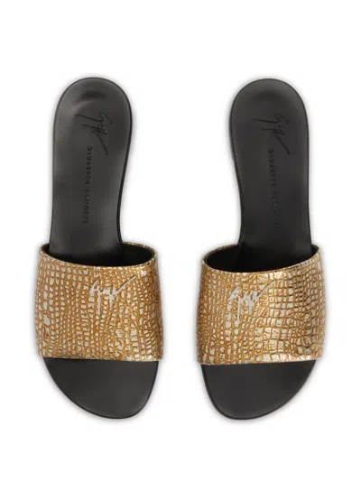 Giuseppe Zanotti Shirley Slides In Brown