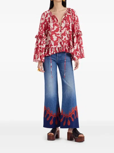 La Doublej The Tomcat Roller Jeans In Blue