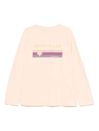 Kiko Kostadinov X Fox Lab Long-sleeve T-shirt In Orange