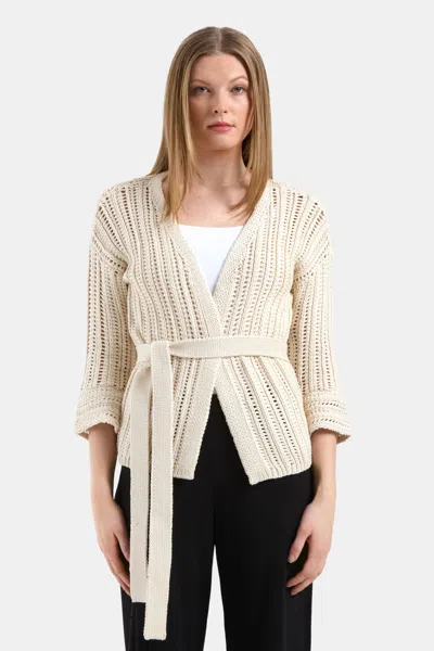 Capsule 121 The Probe Cardigan In White