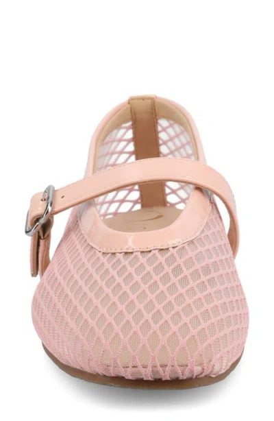 Journee Collection Journee Women's Casha Mesh Dress Flats In Pink