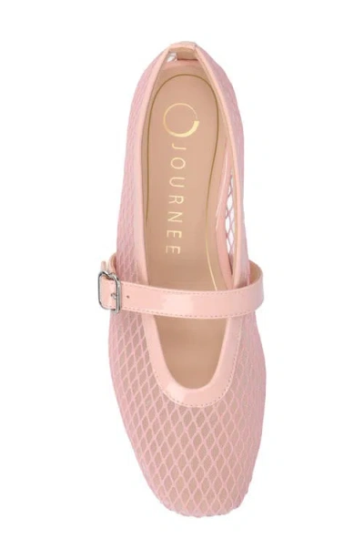 Journee Collection Journee Women's Casha Mesh Dress Flats In Pink