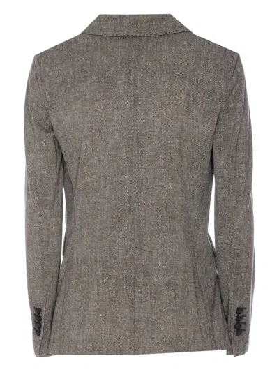 Circolo 1901 Double Breasted Buttons Closure Jacket In 灰色