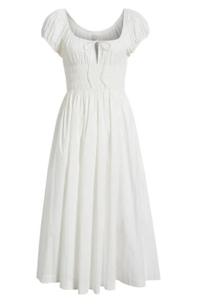 Doen Quinn Midi Dress In White
