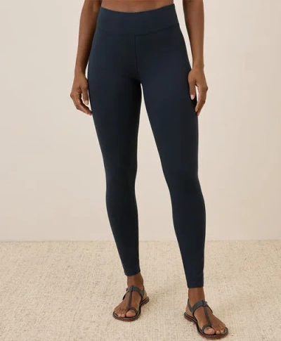 Pact On The Go-to Legging Made With Organic Cotton In Midnight Blue