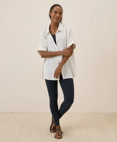 Pact On The Go-to Legging Made With Organic Cotton In Midnight Blue