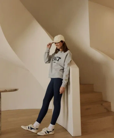 Pact On The Go-to Legging Made With Organic Cotton In Midnight Blue