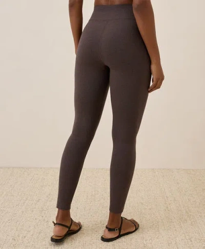 Pact On The Go-to Legging Made With Organic Cotton In Chocolate Heather