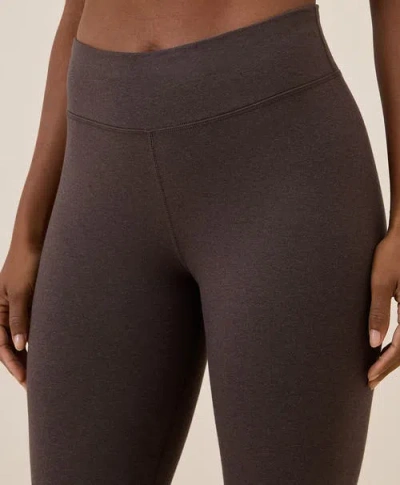 Pact On The Go-to Legging Made With Organic Cotton In Chocolate Heather