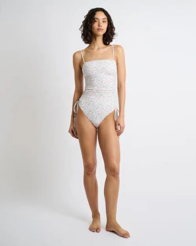 Onia Allegra One Piece In White Multi