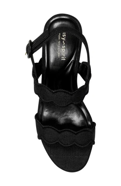Easy Spirit Women's Daana Block Heel Slingback Sandals In Black