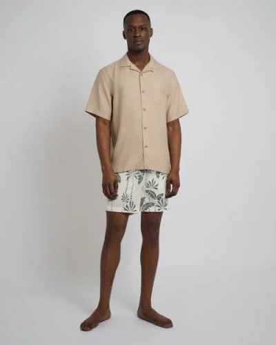 Onia Charles 5 Swim Trunk In Olive Multi