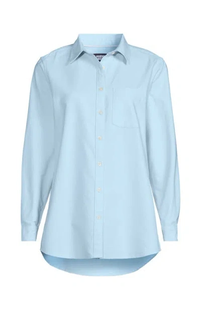 Lands' End Oxford Shirt In Light Blue Sky