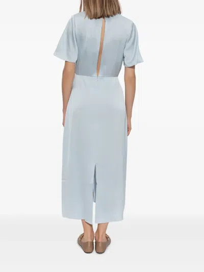 Samsoe & Samsoe Short-sleeved Dress In 蓝色