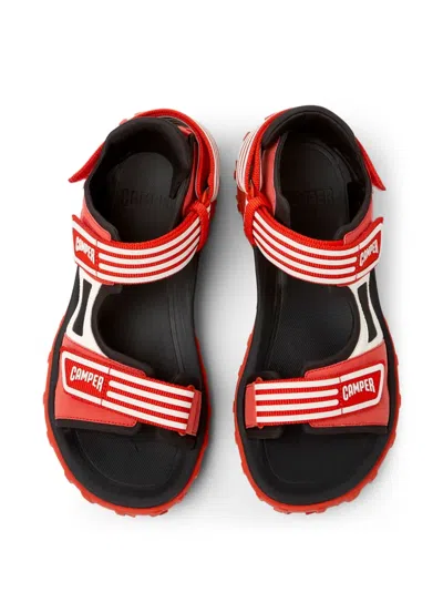Camper Drift Trail Sandal In 红色